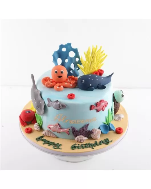 Ocean kids cake