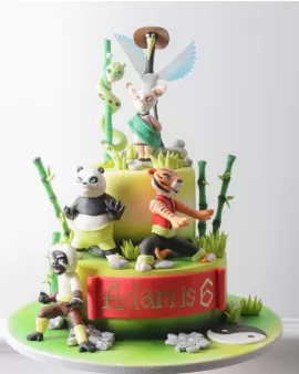 3D kunfu panda cake 19