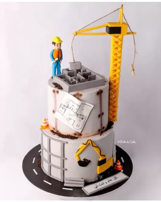 3D architecture cake 35