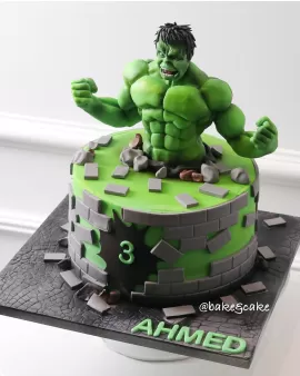 3D hulk Cake 23