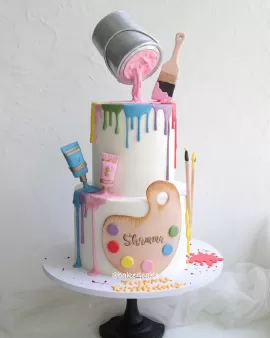 3D Painting Cake 14