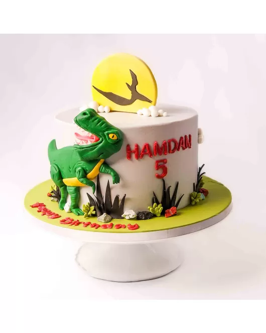 Dinosaur kids cake