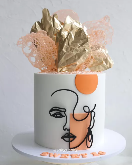 Lady cake 