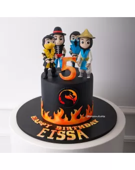 Mortal kombat kids cake