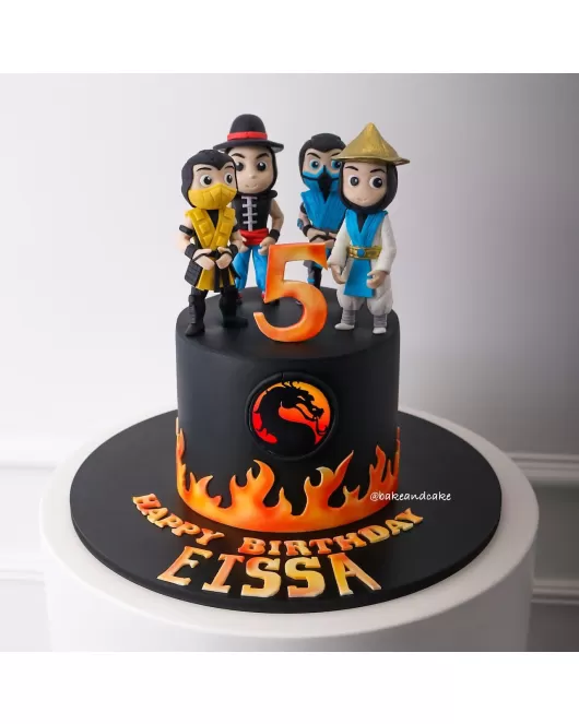 Mortal kombat kids cake