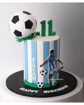 Soccer Ball cake  03
