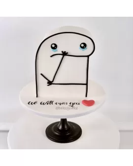 We will miss you cake