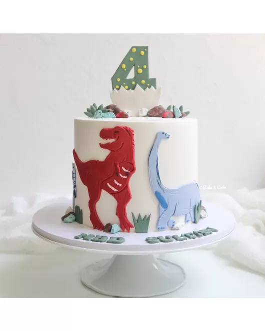 Dinosaur  kids cake 02