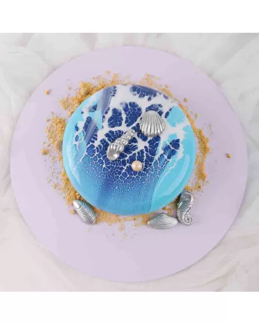 Ocean Theme Mousse Cake