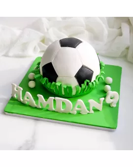 Soccer Ball cake 01