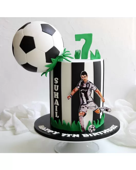Soccer Ball Cake 02