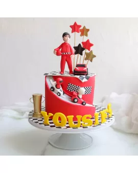 Racing Car kids cake