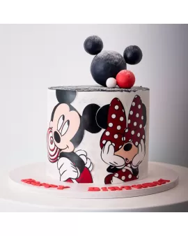 Mickey and minnie kids cake