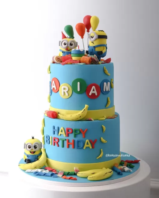 Minion 02 kids cake