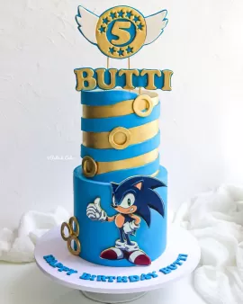 Sonic kids cake