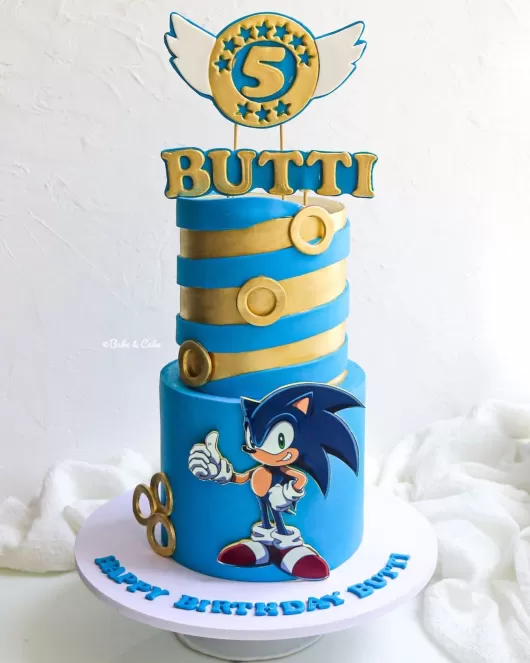 Sonic kids cake