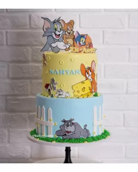 Tom  and jerry kids cake