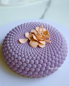 bubbles mousse cake