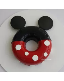 Red Mickey Mouse Mousse Cake