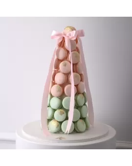 Pastel Macarons Tower