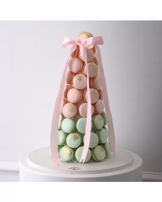 Pastel Macarons Tower