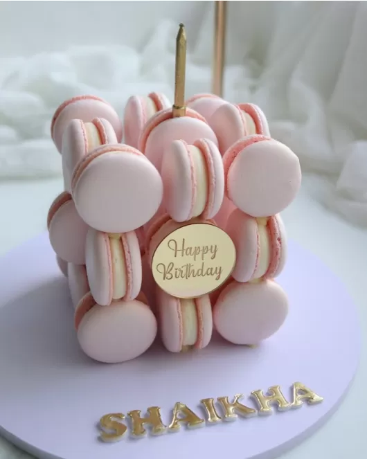Pink Macarons 